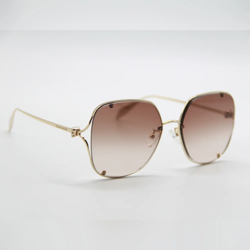 NEW ALEXANDER MCQUEEN AM0366S  002 UNISEX SUNGLASSES ALEXANDER MCQUEEN AM0366S - Picture 6 of 12